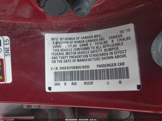 صورة 9 لـ 2011 Honda CIVIC EX-L