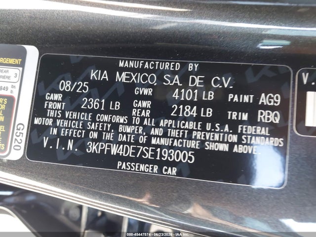 2025 KIA K4 GT-LINE photo 9
