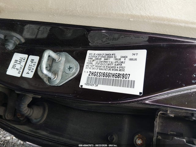 صورة 9 لـ 2001 Honda CIVIC LX