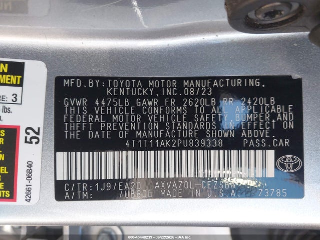 2023 TOYOTA CAMRY SE 9