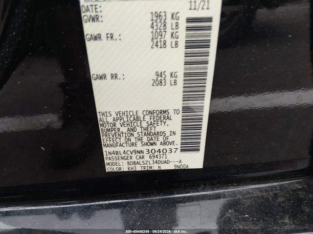 صورة 9 لـ 2022 Nissan ALTIMA SR FWD