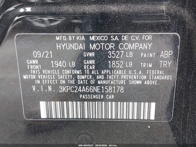 2022 Hyundai ACCENT SEL 照片 9