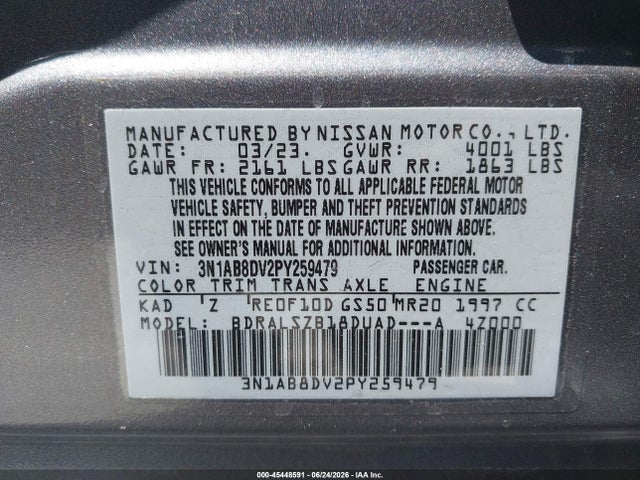2023 Nissan SENTRA SR XTRONIC CVT 照片 9