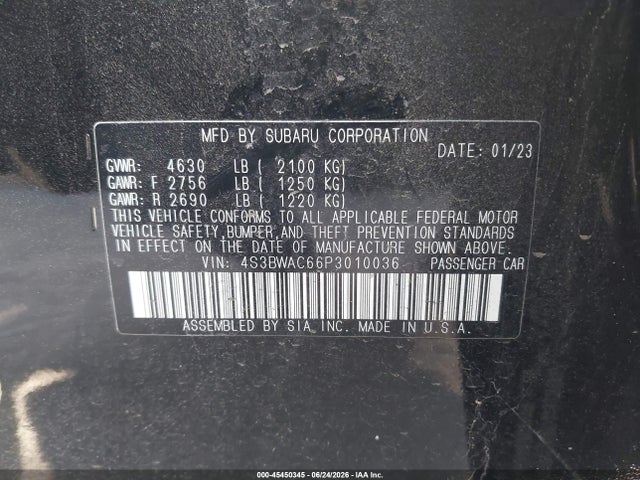 صورة 9 لـ 2023 Subaru LEGACY PREMIUM