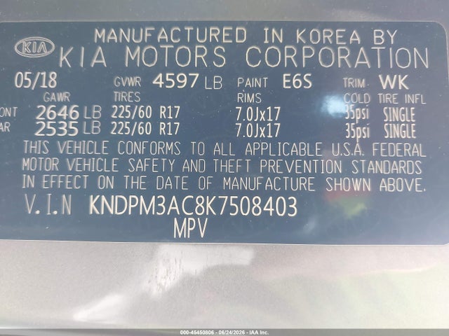 2019 KIA SPORTAGE LX 9