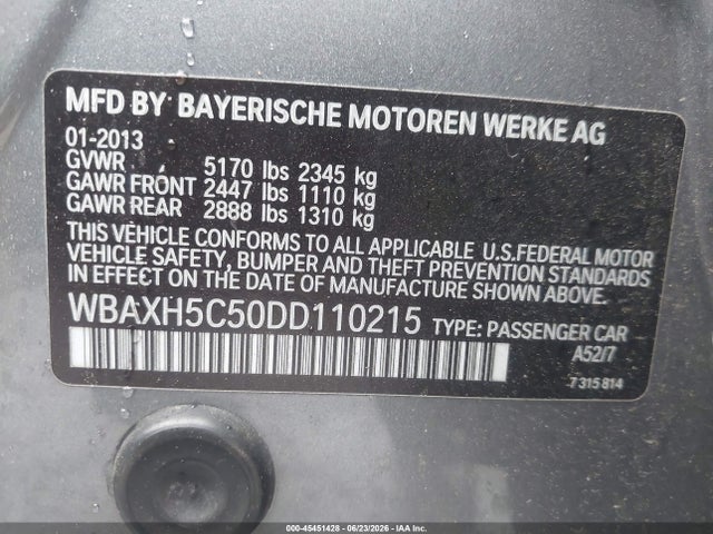 2013 BMW 528I XDRIVE — фото 9