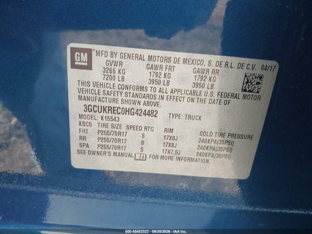 2017 Chevrolet SILVERADO 1500 LT 照片 9