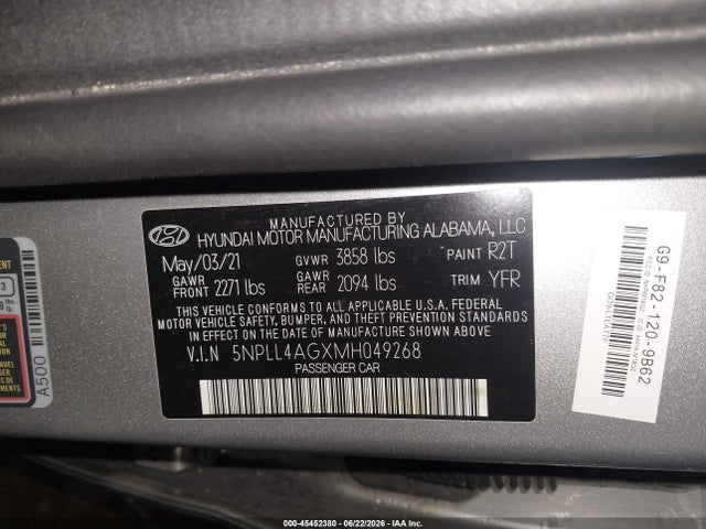 صورة 9 لـ 2021 Hyundai ELANTRA SE
