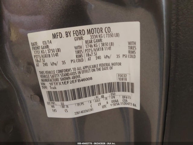 صورة 9 لـ 2014 FORD F-150