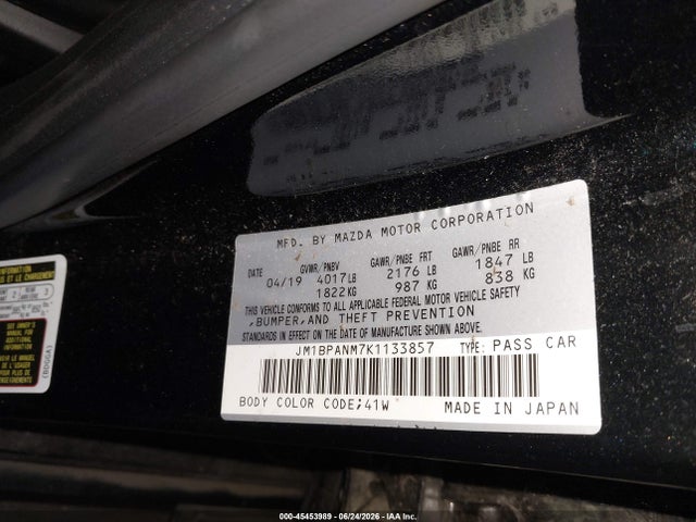 2019 MAZDA MAZDA3 PREMIUM PACKAGE 9