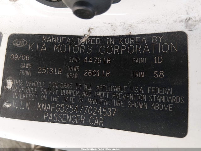 2007 KIA RONDO LX — фото 9