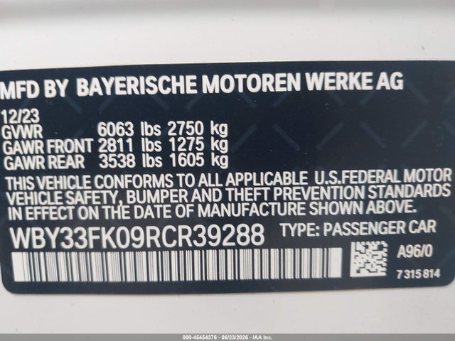 2024 BMW I5 EDRIVE40 照片 9