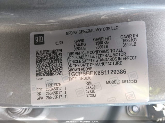 2025 Chevrolet COLORADO 2WD WT 照片 9
