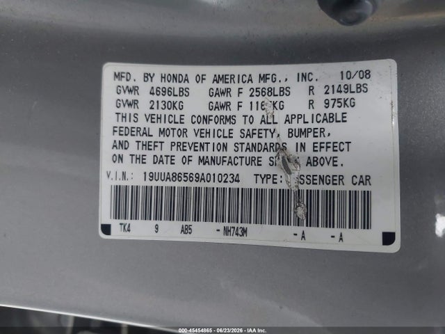 2009 Acura TL 3.5 照片 9