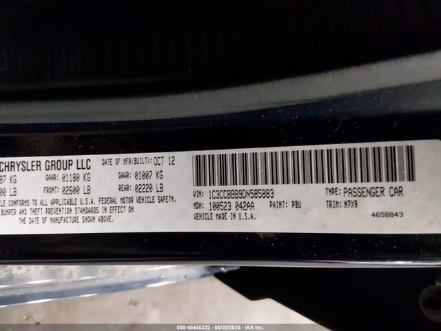 2013 Chrysler 200 TOURING 照片 9