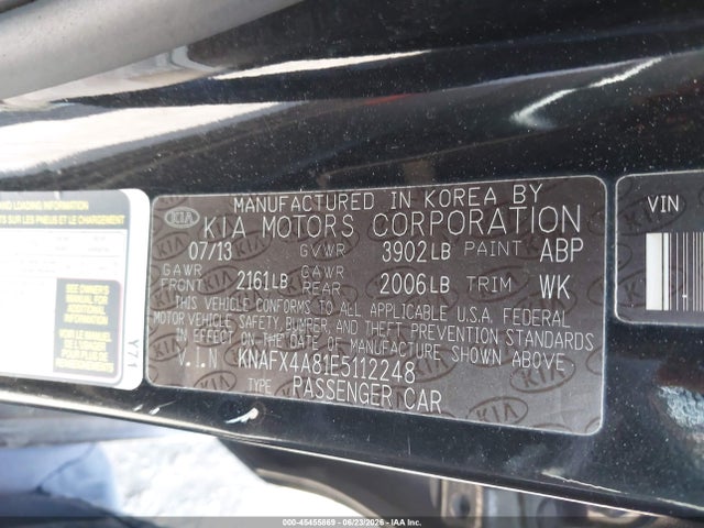 2014 KIA FORTE EX photo 9