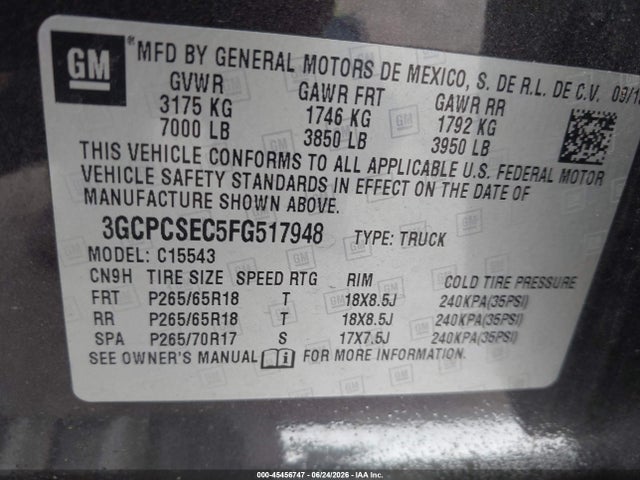 صورة 9 لـ 2015 Chevrolet SILVERADO 1500 LTZ