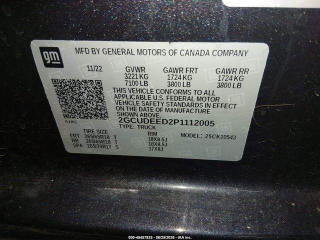 صورة 9 لـ 2023 Chevrolet SILVERADO 1500 4WD SHORT BED RST