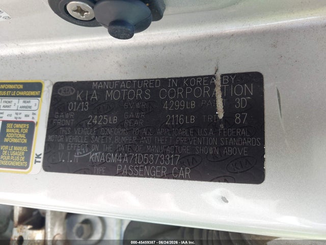2013 KIA OPTIMA LX 照片 9
