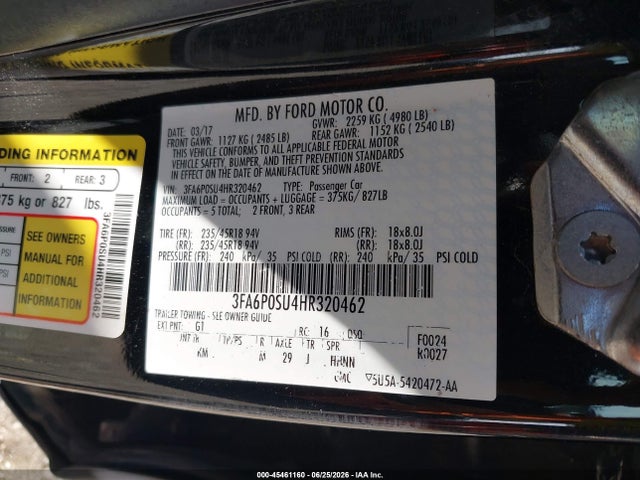 2017 FORD FUSION ENERGI TITANIUM 照片 9