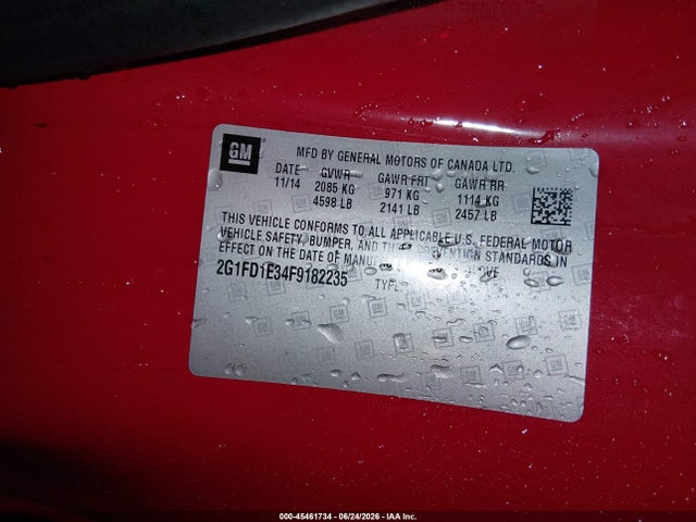 صورة 9 لـ 2015 Chevrolet CAMARO 1LT