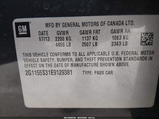 2014 Chevrolet IMPALA 2LZ 照片 9