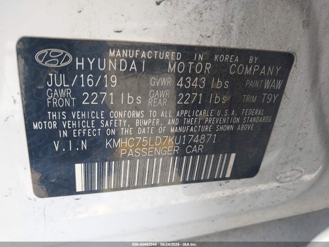 2019 Hyundai IONIQ PLUG-IN HYBRID LIMITED — фото 9