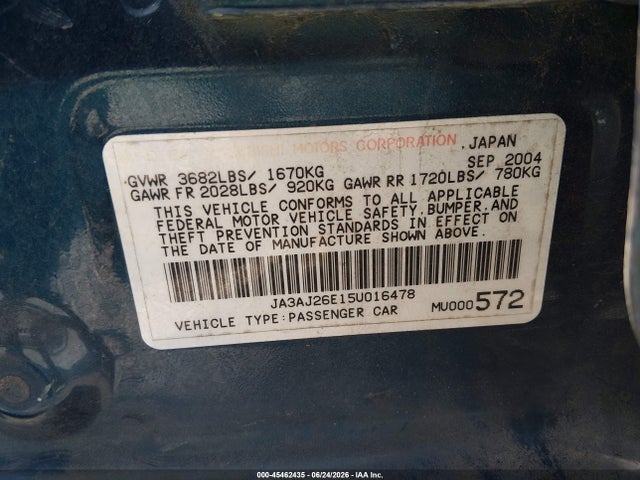 2005 Mitsubishi LANCER ES 照片 9