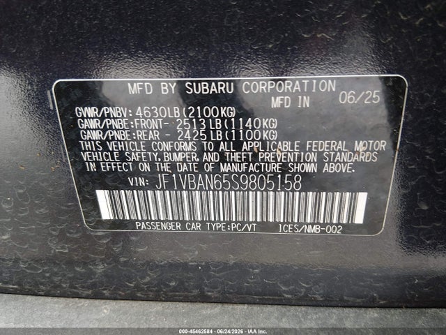 صورة 9 لـ 2025 Subaru WRX LIMITED