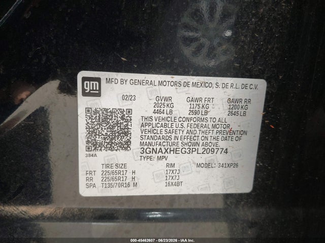 2023 CHEVROLET EQUINOX FWD LS 9