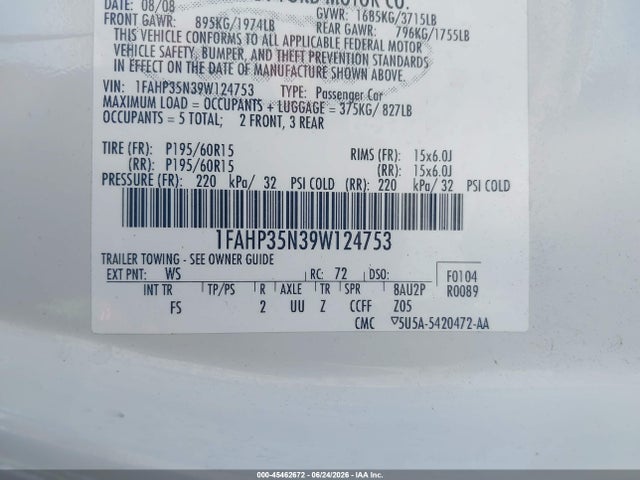 صورة 9 لـ 2009 FORD FOCUS SE