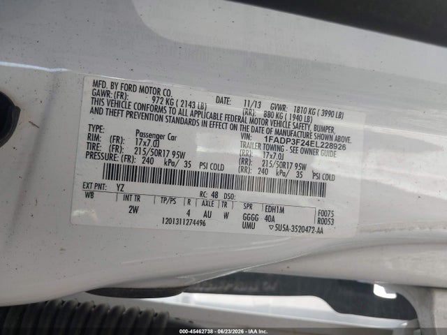 2014 FORD FOCUS SE — фото 9