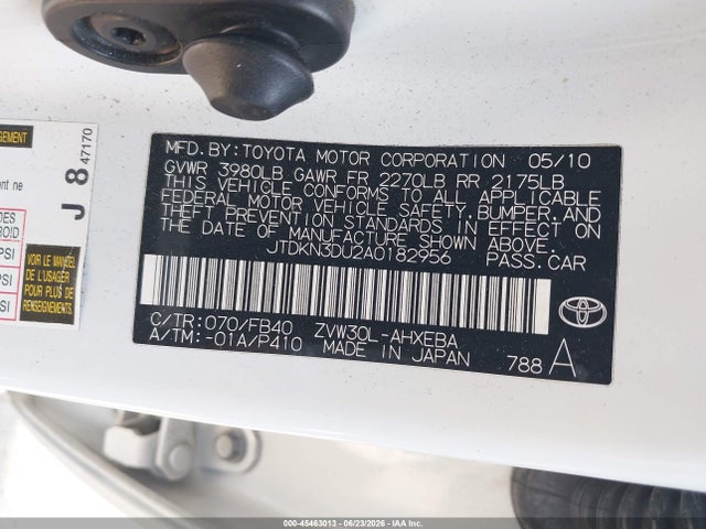 2010 Toyota PRIUS II 照片 9