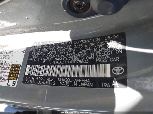 2004 Toyota PRIUS 照片 9