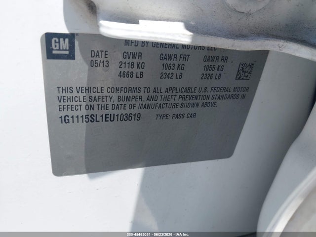 صورة 9 لـ 2014 Chevrolet IMPALA 1LT