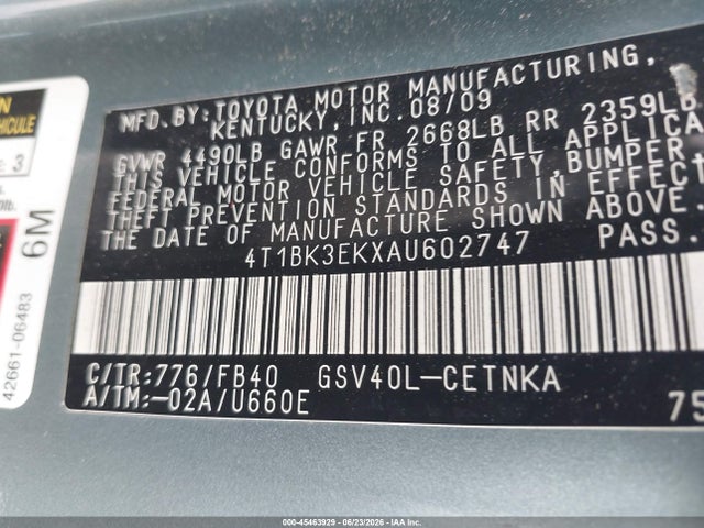 صورة 9 لـ 2010 Toyota CAMRY LE V6