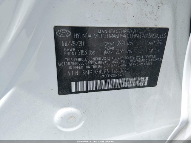صورة 9 لـ 2020 Hyundai ELANTRA SE