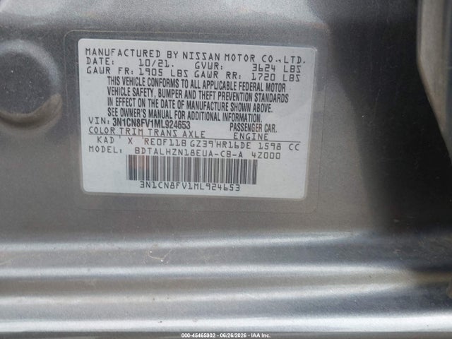 صورة 9 لـ 2021 Nissan VERSA SR XTRONIC CVT