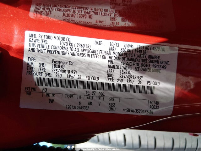 صورة 9 لـ 2014 FORD FOCUS ST