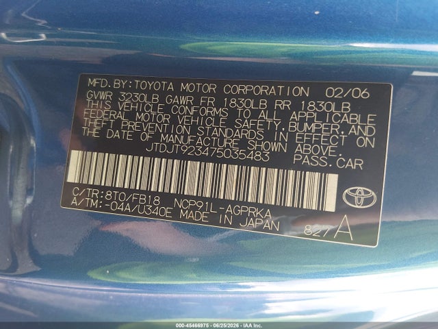 2007 Toyota YARIS photo 9
