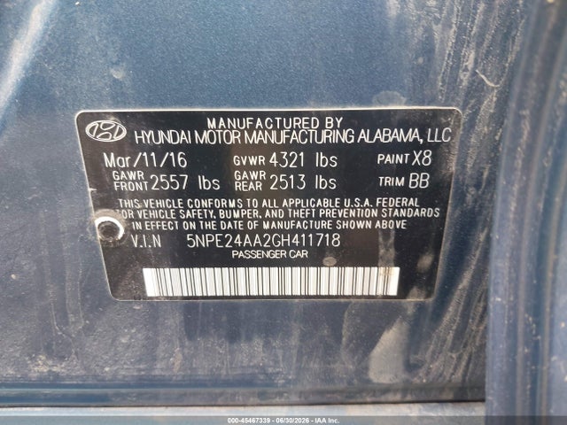 صورة 9 لـ 2016 Hyundai SONATA ECO
