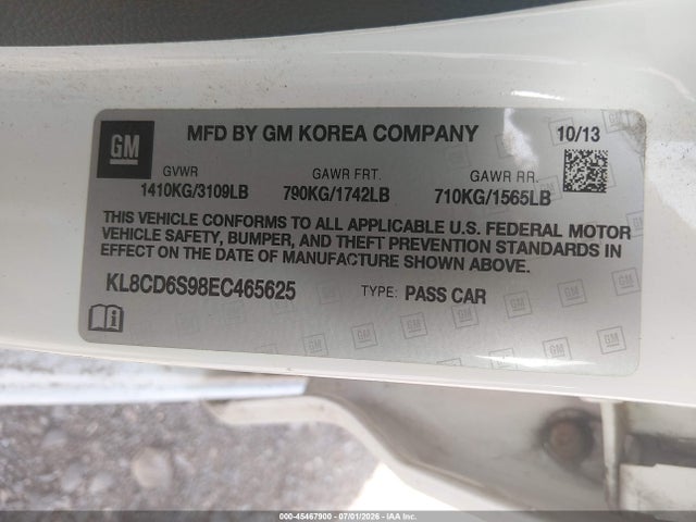 2014 Chevrolet SPARK 1LT AUTO 照片 9