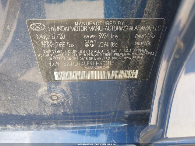 صورة 9 لـ 2020 Hyundai ELANTRA SE