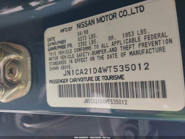 صورة 9 لـ 1998 Nissan MAXIMA GLE/GXE/SE