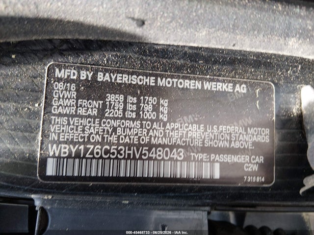 2017 BMW I3 94 AH 照片 9