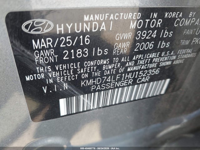صورة 9 لـ 2017 Hyundai ELANTRA SE