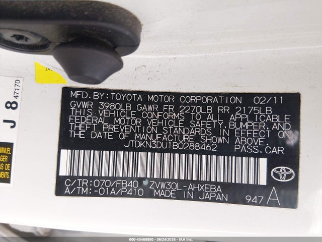 2011 Toyota PRIUS TWO 照片 9