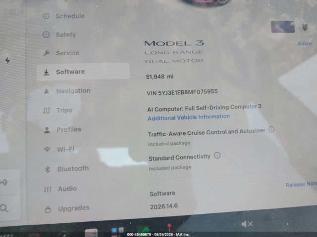 2021 Tesla MODEL 3 LONG RANGE DUAL MOTOR ALL-WHEEL DRIVE — фото 7