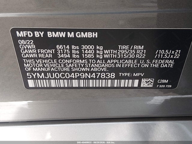 2023 BMW X5 M 9