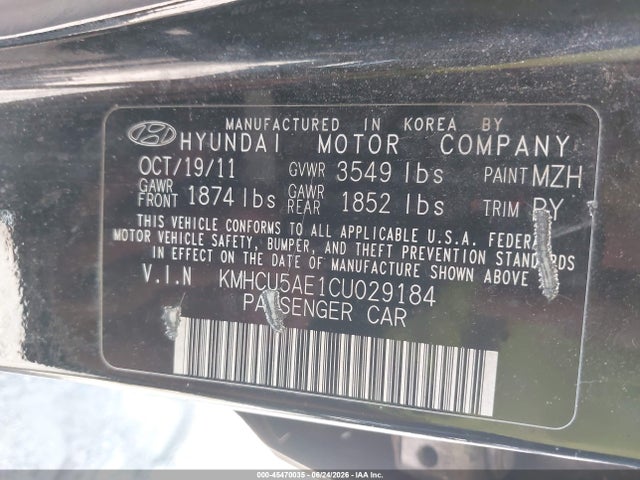 صورة 9 لـ 2012 Hyundai ACCENT SE